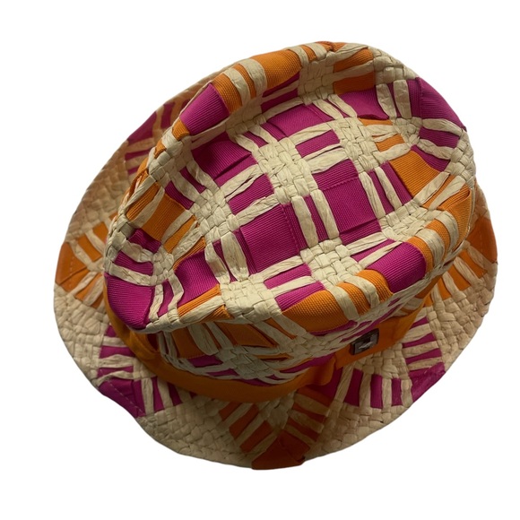 Peter Grim Fedora, Sun, hat, flexible,adjustable,pink,orange,tan,OS - Picture 2 of 7